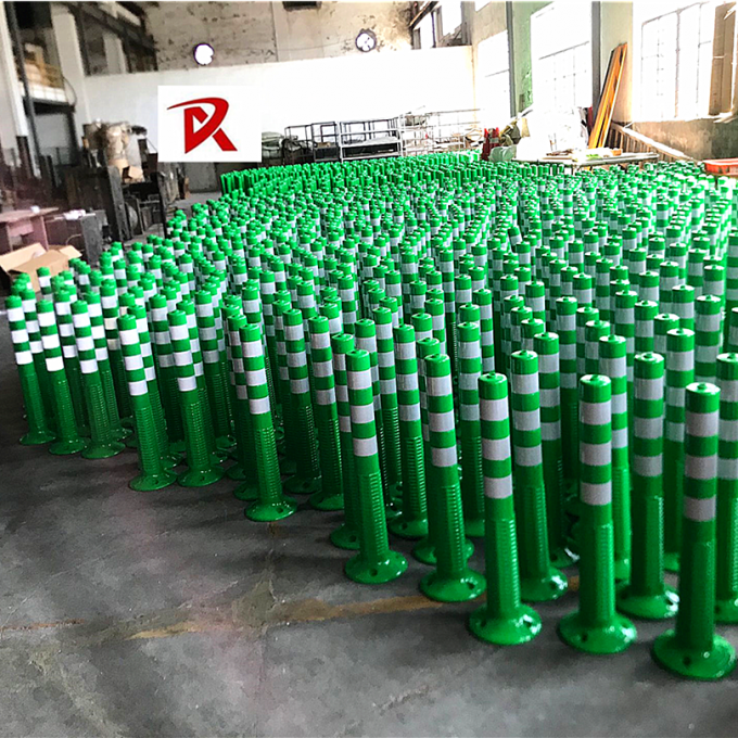 Vroege parkeerplaats Signaalpost Verkeersveiligheid Flexibel PU schroefdraad Parkeerterrein Signaalposten 10