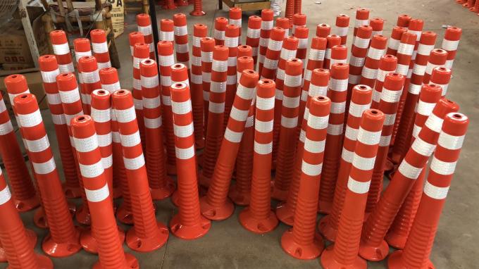 Vroege parkeerplaats Signaalpost Verkeersveiligheid Flexibel PU schroefdraad Parkeerterrein Signaalposten 11