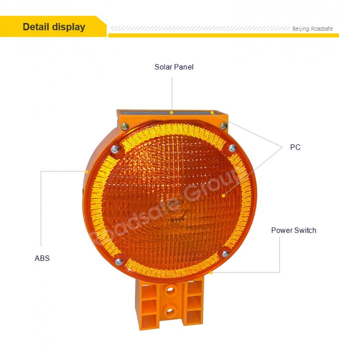 75 cm Buitenwegveiligheid Waarschuwing Duurzaam PU Plastic Verkeerswaarschuwingspost 19
