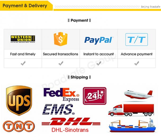 75 cm Buitenwegveiligheid Waarschuwing Duurzaam PU Plastic Verkeerswaarschuwingspost 26