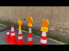 waarschuwingskegel met licht