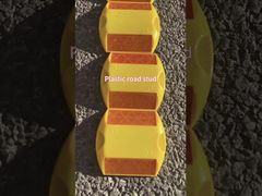 kunststof wegmarkering veel soorten vierkant goedkoop zwart type